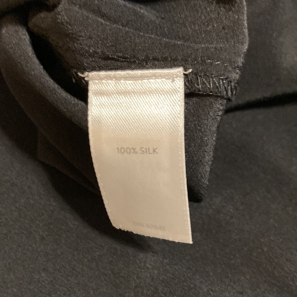 Silk J. Jill black blouse. - Picture 7 of 8